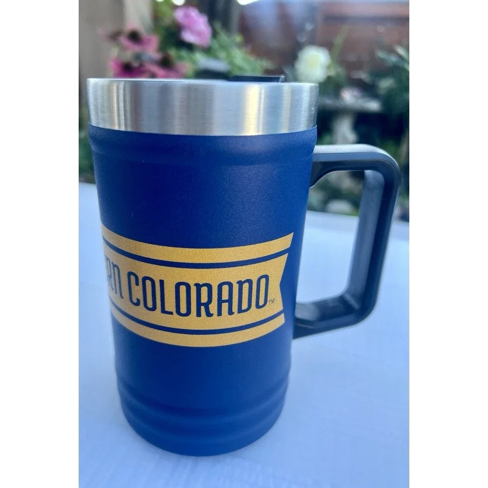 Northern Colorado Bears 19 oz Vacuum Tumbler Mug NCAA New Old Stock UNC